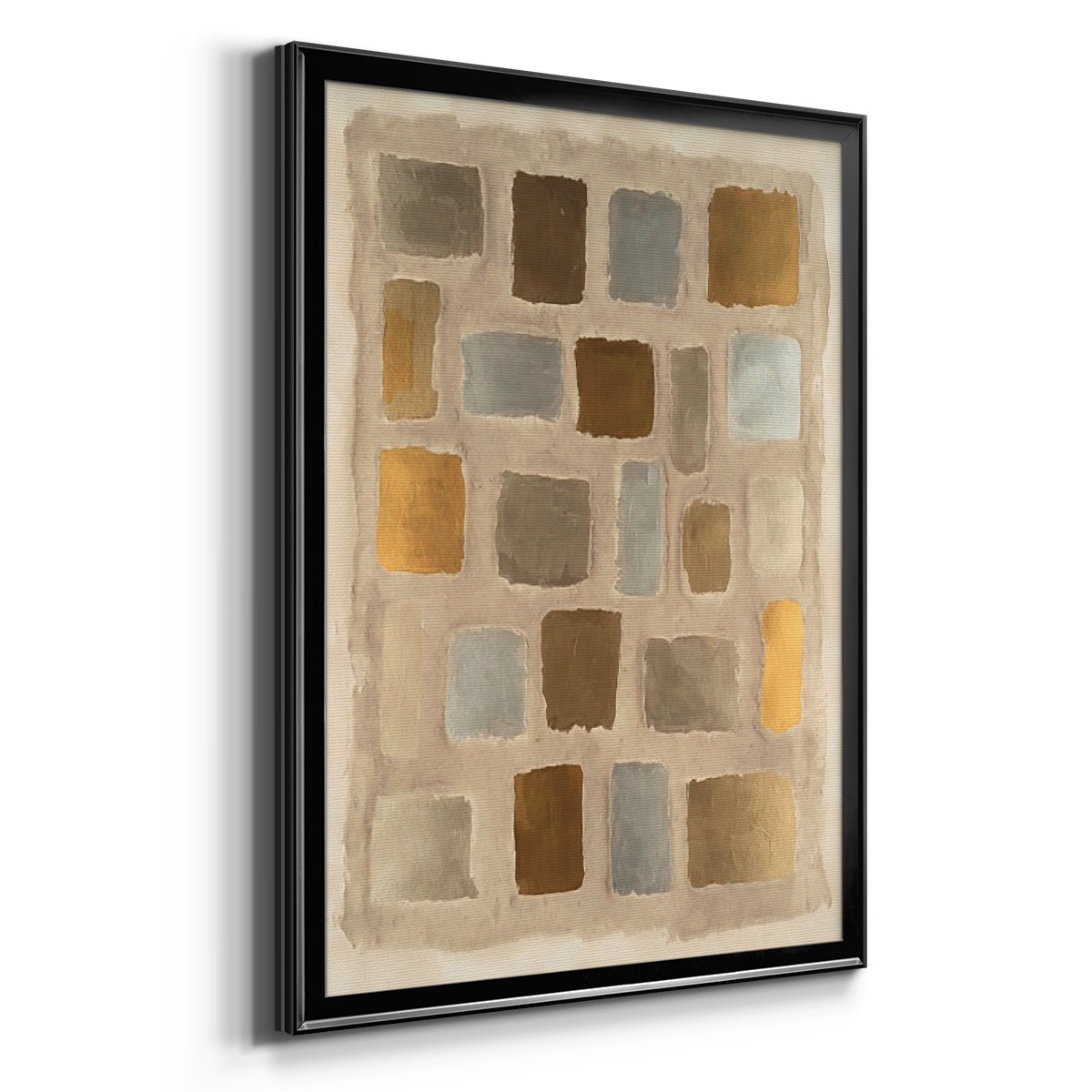 Sand Shaped II - Modern Framed Canvas Print