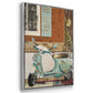That Vespa -  Framed Canvas Print