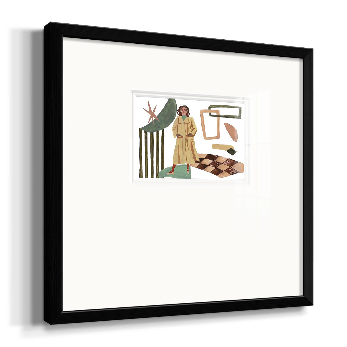 Vintage Vibes VI Premium Framed Print Double Matboard