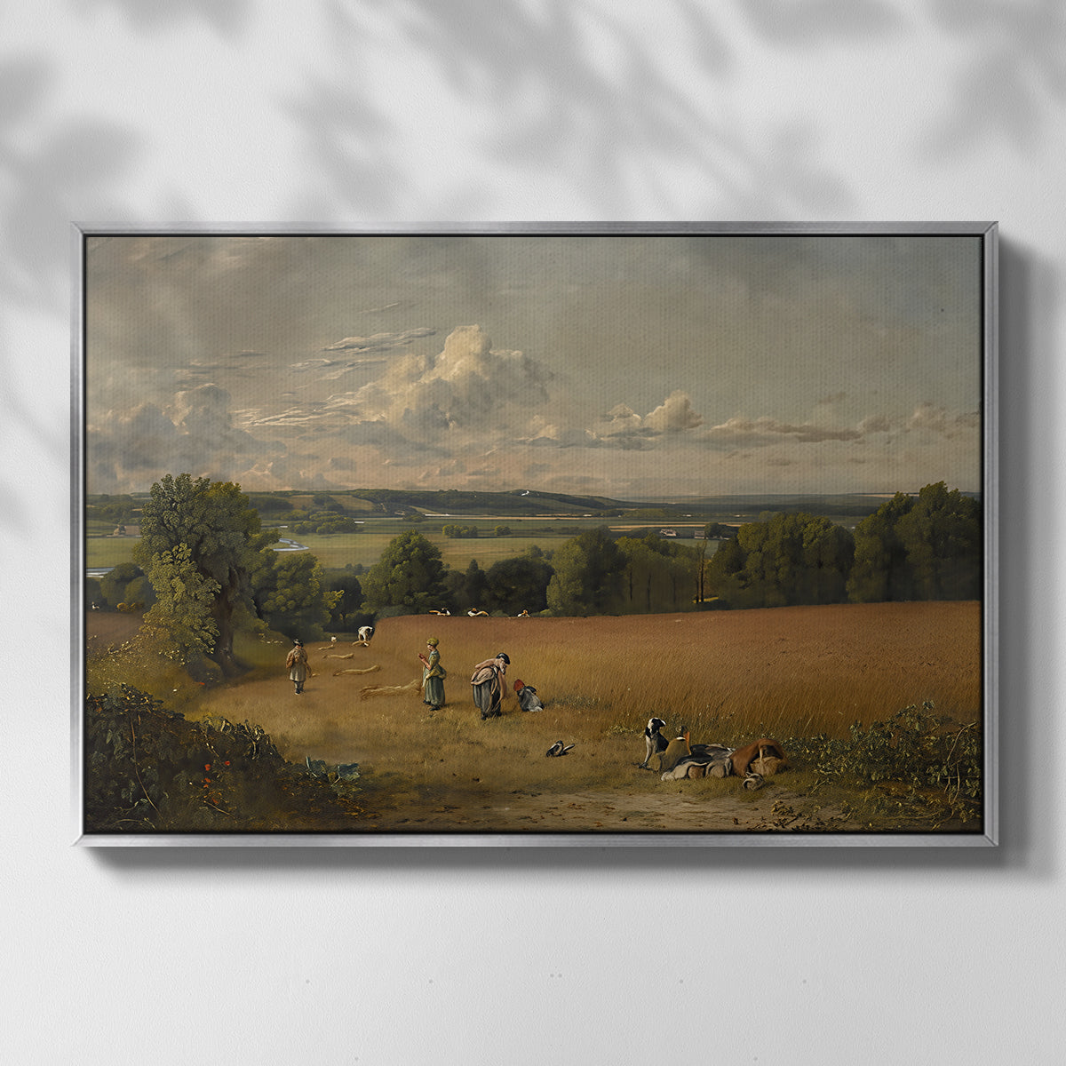 The Wheat Field, 1816 - Floater Framed Canvas Print