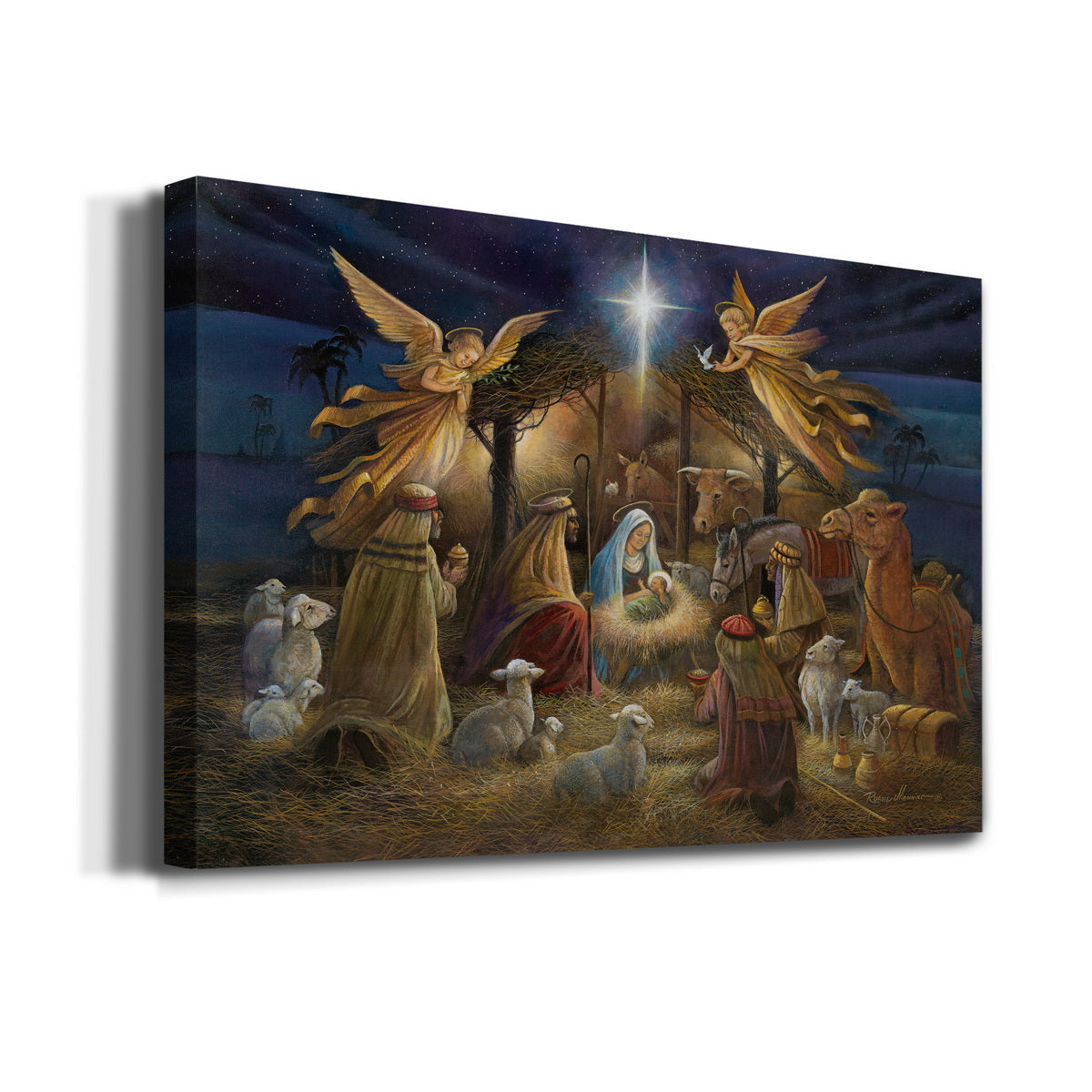 Nativity - Premium Gallery Wrapped Canvas  - Ready to Hang