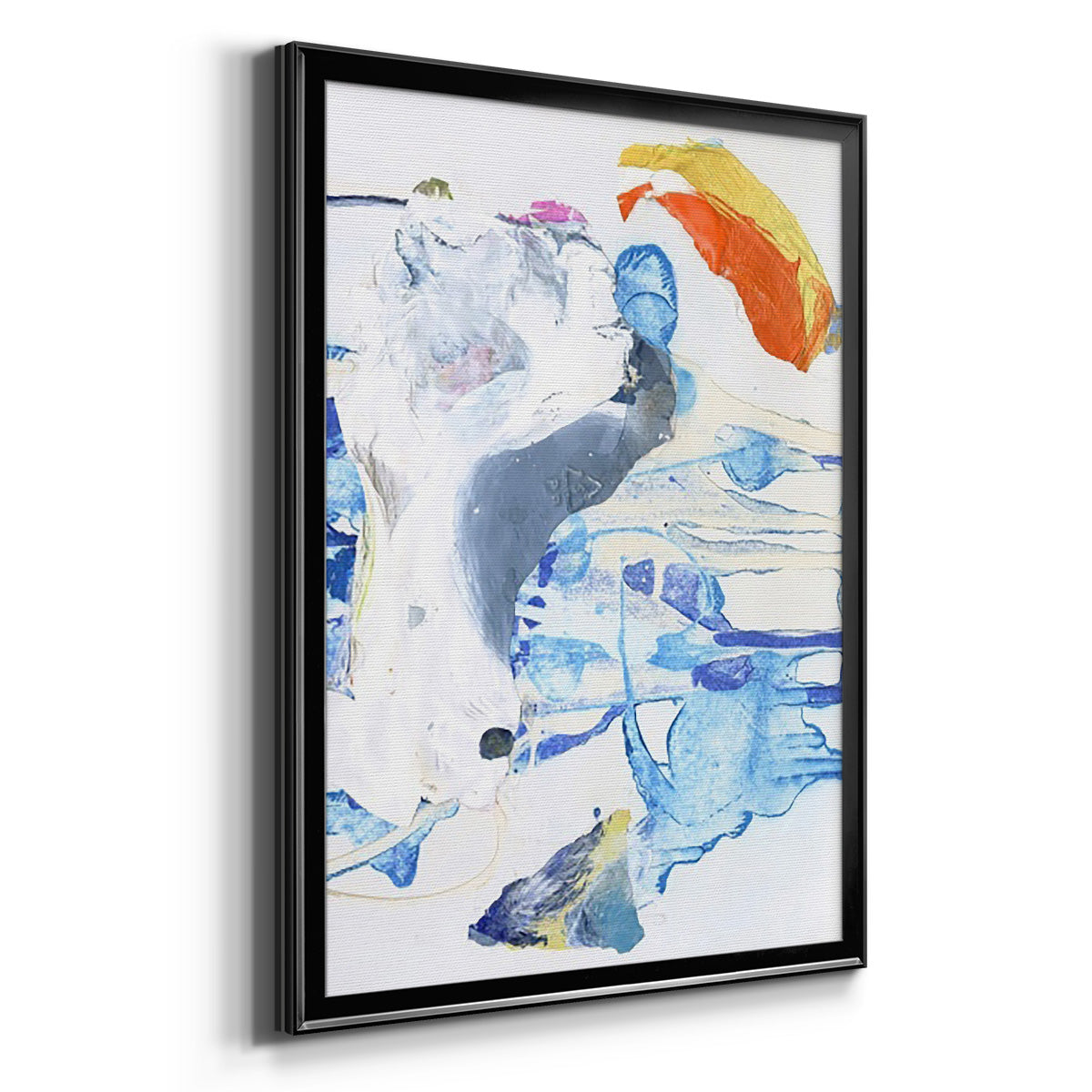 Evidence II - Modern Framed Canvas Print