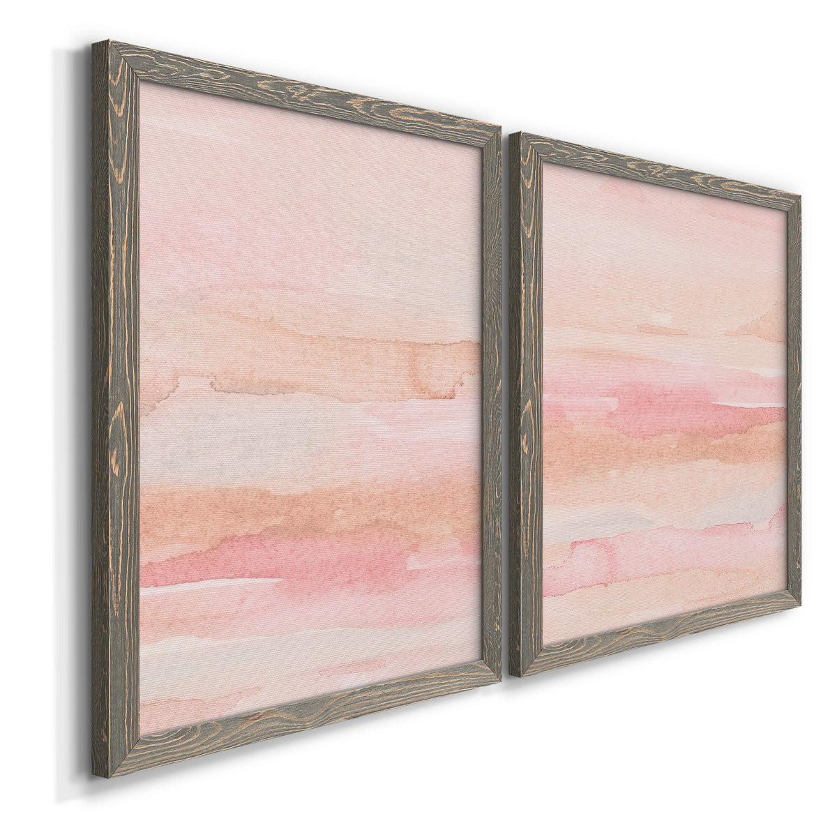 Rose Fade I - Premium Framed Canvas 2 Piece Set - Ready to Hang