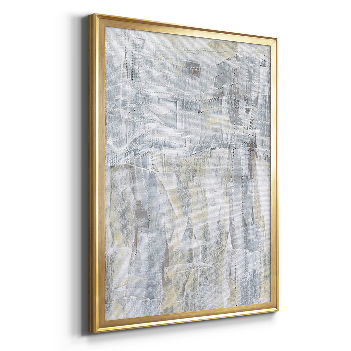 Ghost Town I - Modern Framed Canvas Print