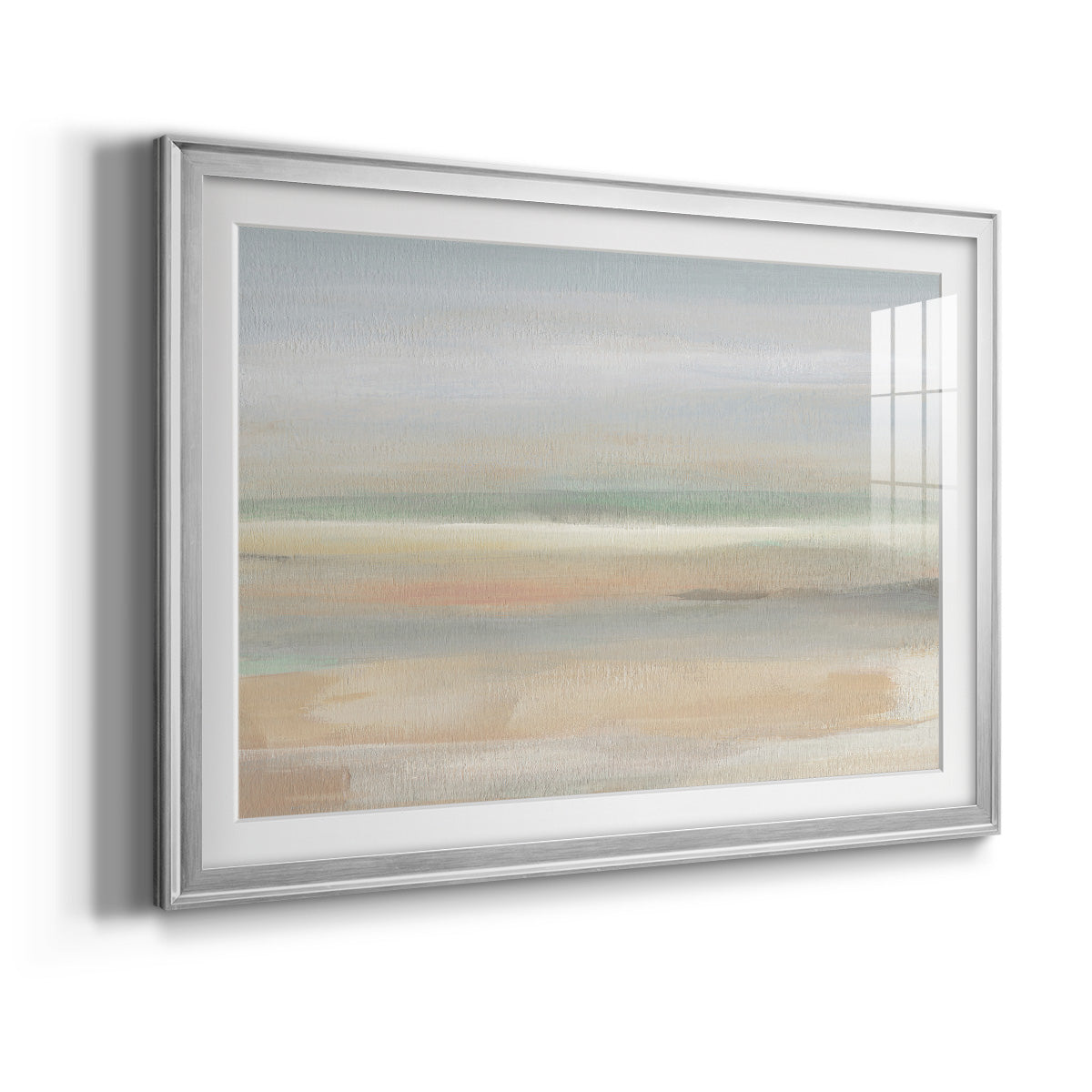 Soft Far Field Premium Framed Print - Ready to Hang