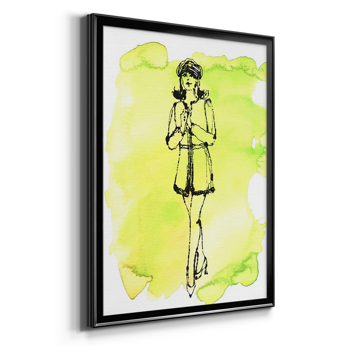 60's Fab I - Modern Framed Canvas Print