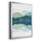 Icicle Range II - Modern Framed Canvas Print