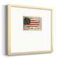 American Flag Premium Framed Print Double Matboard