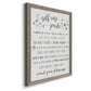 Guide to Self Care - Premium Canvas Framed in Barnwood - Ready to Hang