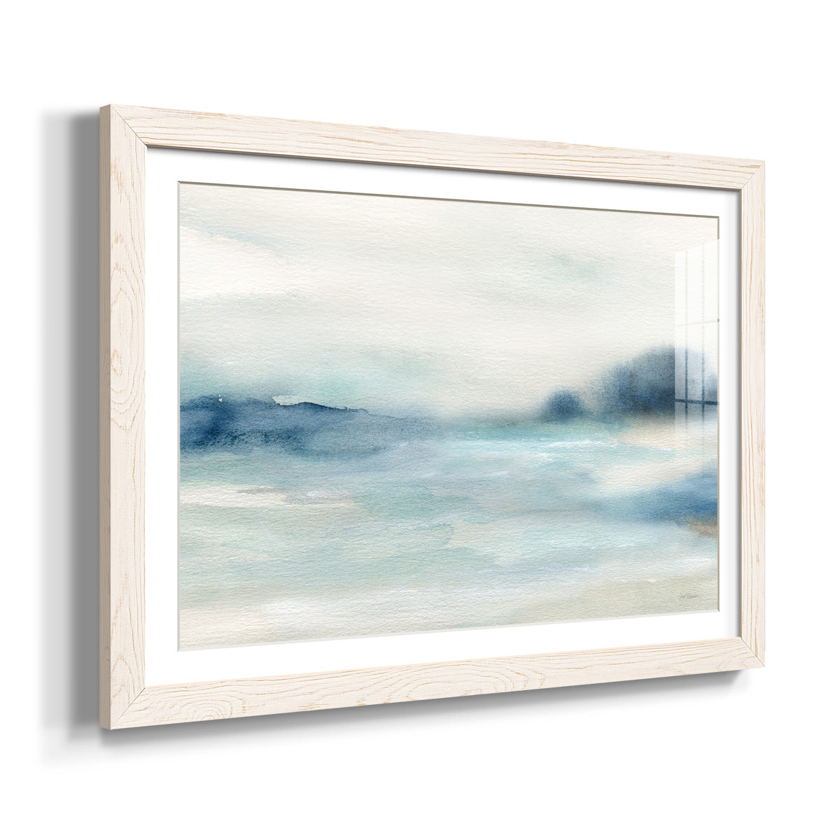 Simply Soft Morning - Barnwood Framed Art Print