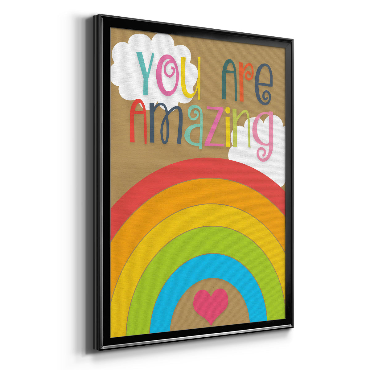 You Are Amazing - Modern Framed Canvas Print