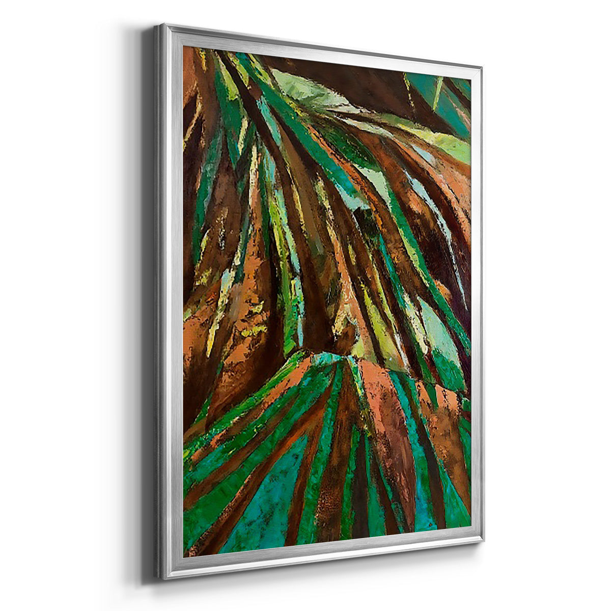 Las Palmas II - Modern Framed Canvas Print