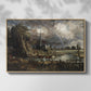 Salisbury Cathedral from the Meadows (Detail), 1831 - Floater Framed Canvas Print