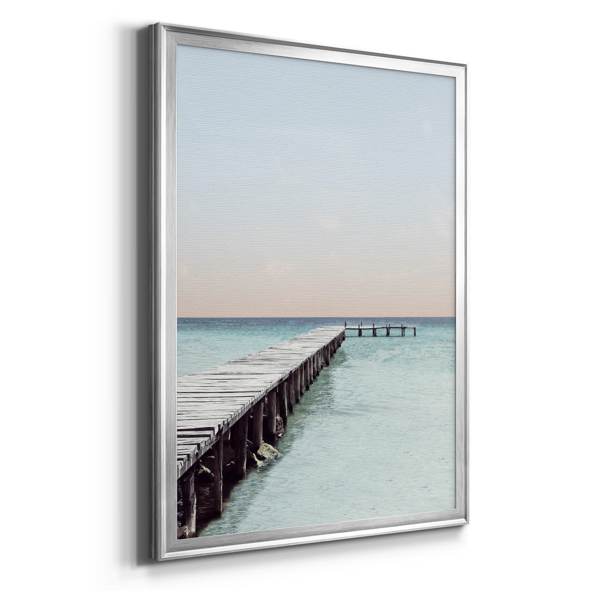 La Playa - Modern Framed Canvas Print