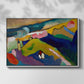 Murnau Mountain Landscape with Church, 1910 - Floater Framed Canvas Print