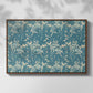 Tulip (Teal), 1875 - Floater Framed Canvas Print