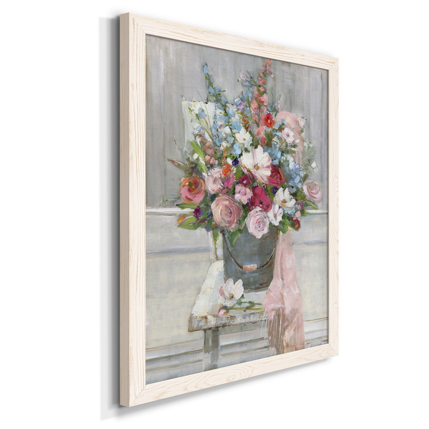 Sit Down For A Spell - Premium Canvas Framed in Barnwood - Ready to Hang