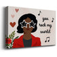 Darling Valentine Collection A Premium Gallery Wrapped Canvas - Ready to Hang