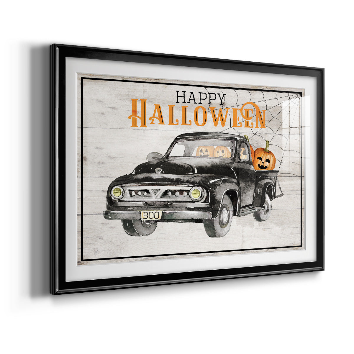Happy Halloween - Modern Framed Art Print