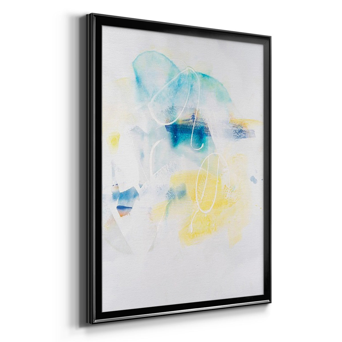 Spacial II - Modern Framed Canvas Print