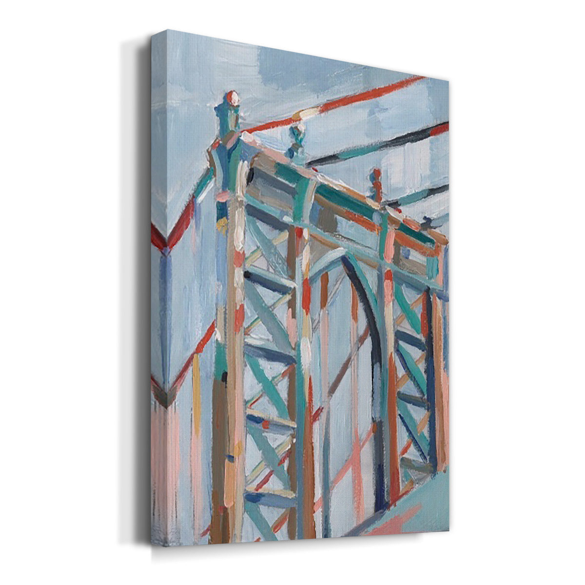 Big City Colors II Premium Gallery Wrapped Canvas - Ready to Hang