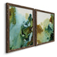 Water and Earth I - Premium Framed Canvas 2 Piece Set - Ready to Hang