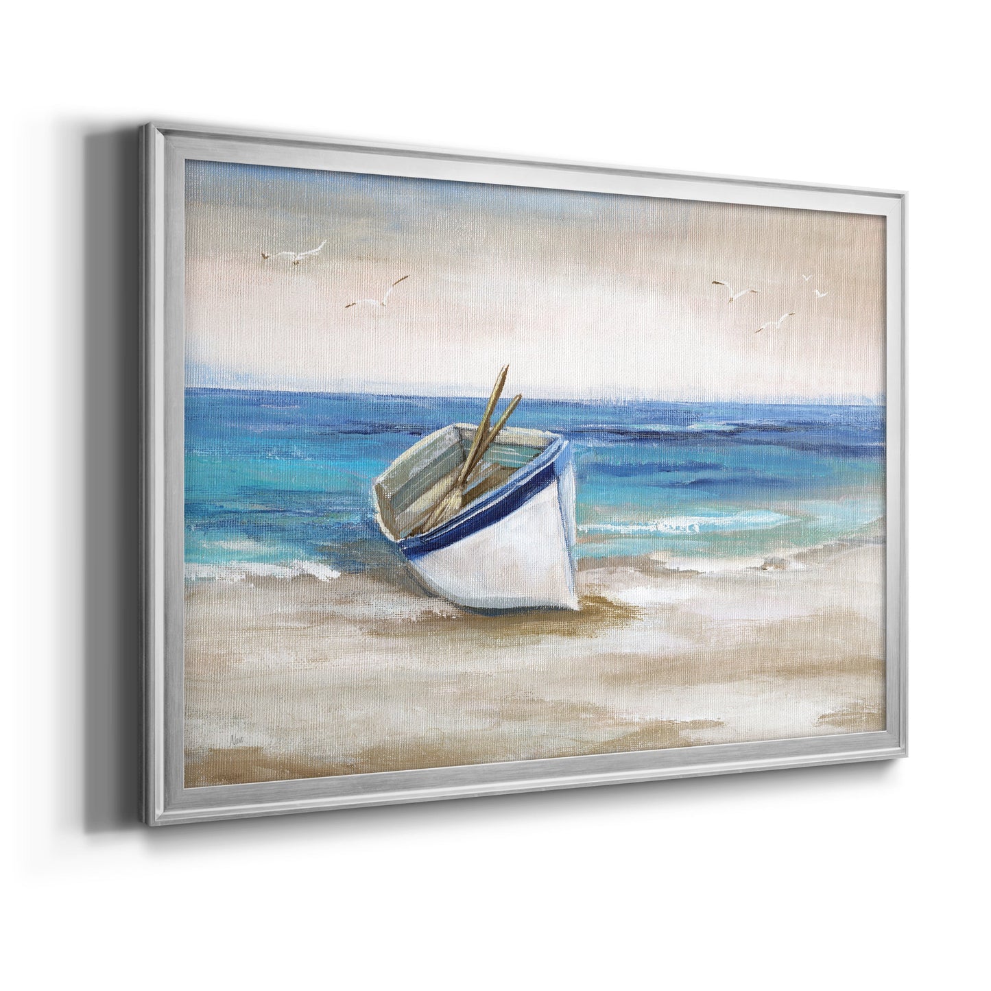 Shore Excursion - Modern Framed Canvas Print