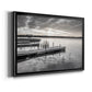 Soft Summer Sunrise - Modern Framed Canvas Print