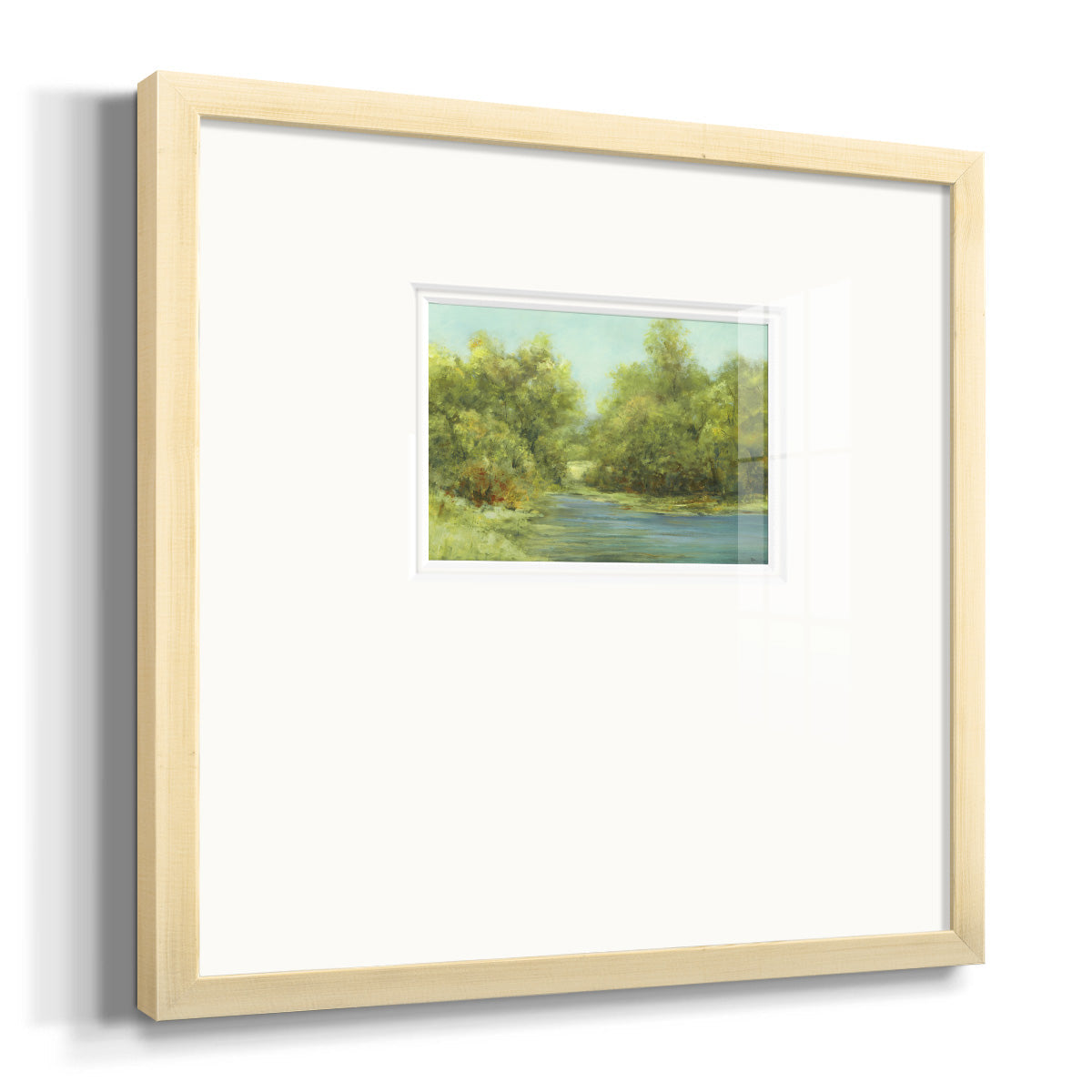 Country Views III Premium Framed Print Double Matboard