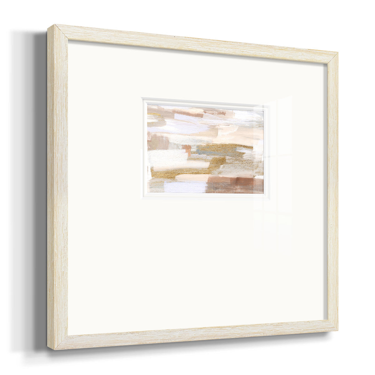 Gold Quartz II Premium Framed Print Double Matboard