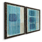 Blue Blue Horizon I - Premium Framed Canvas 2 Piece Set - Ready to Hang