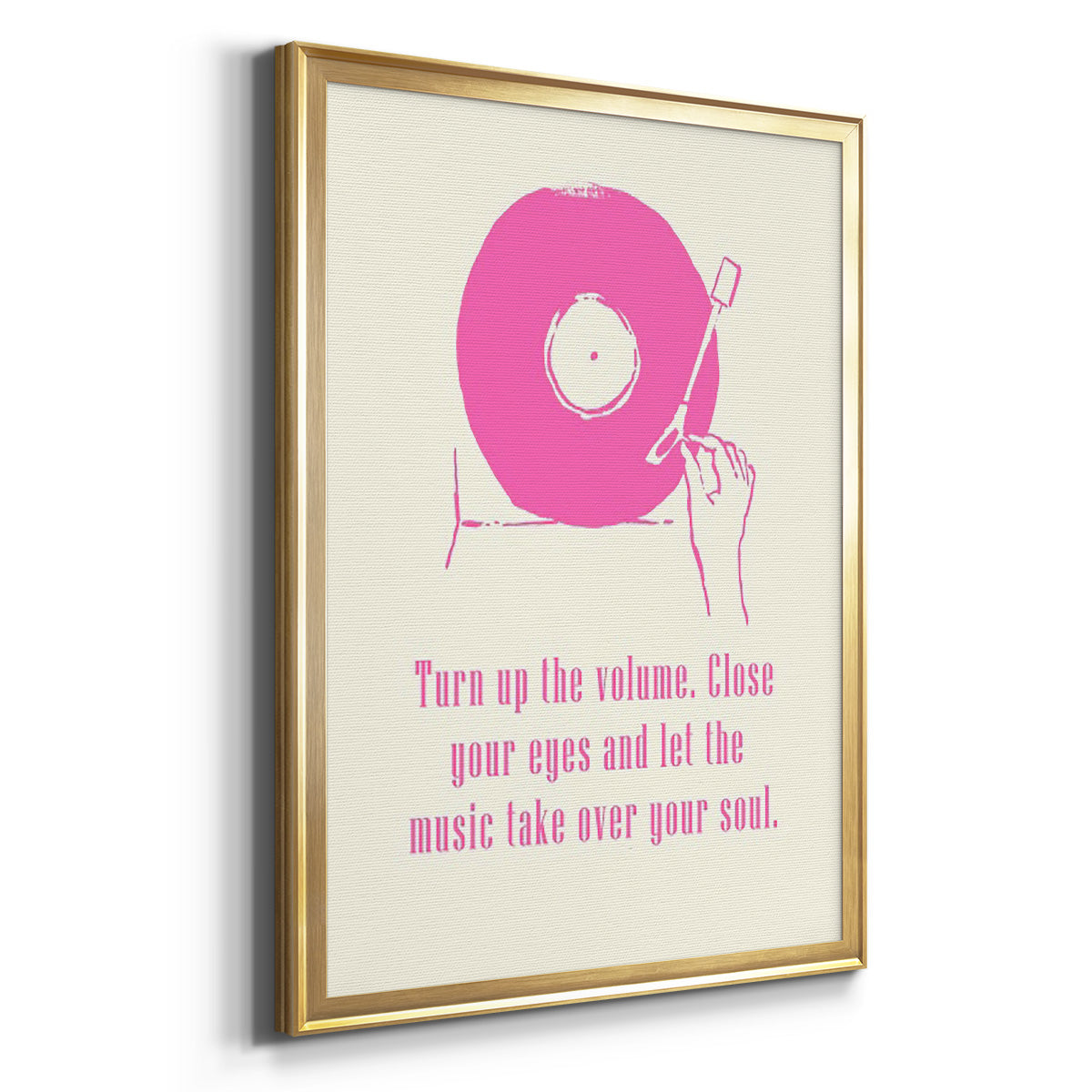 Sweet Melody III - Modern Framed Canvas Print