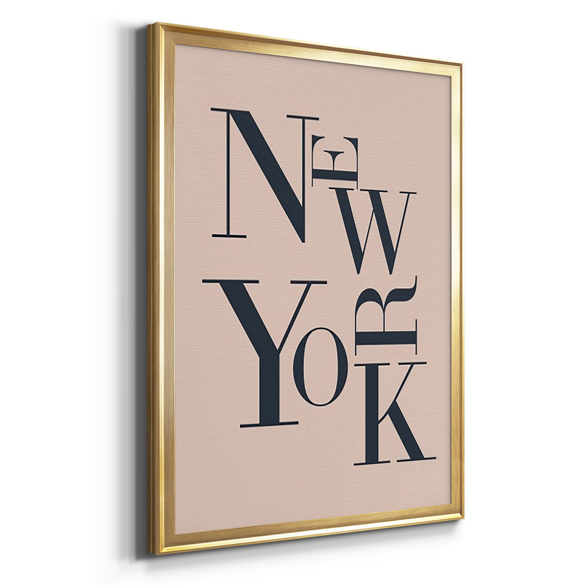 City Center Type I - Modern Framed Canvas Print