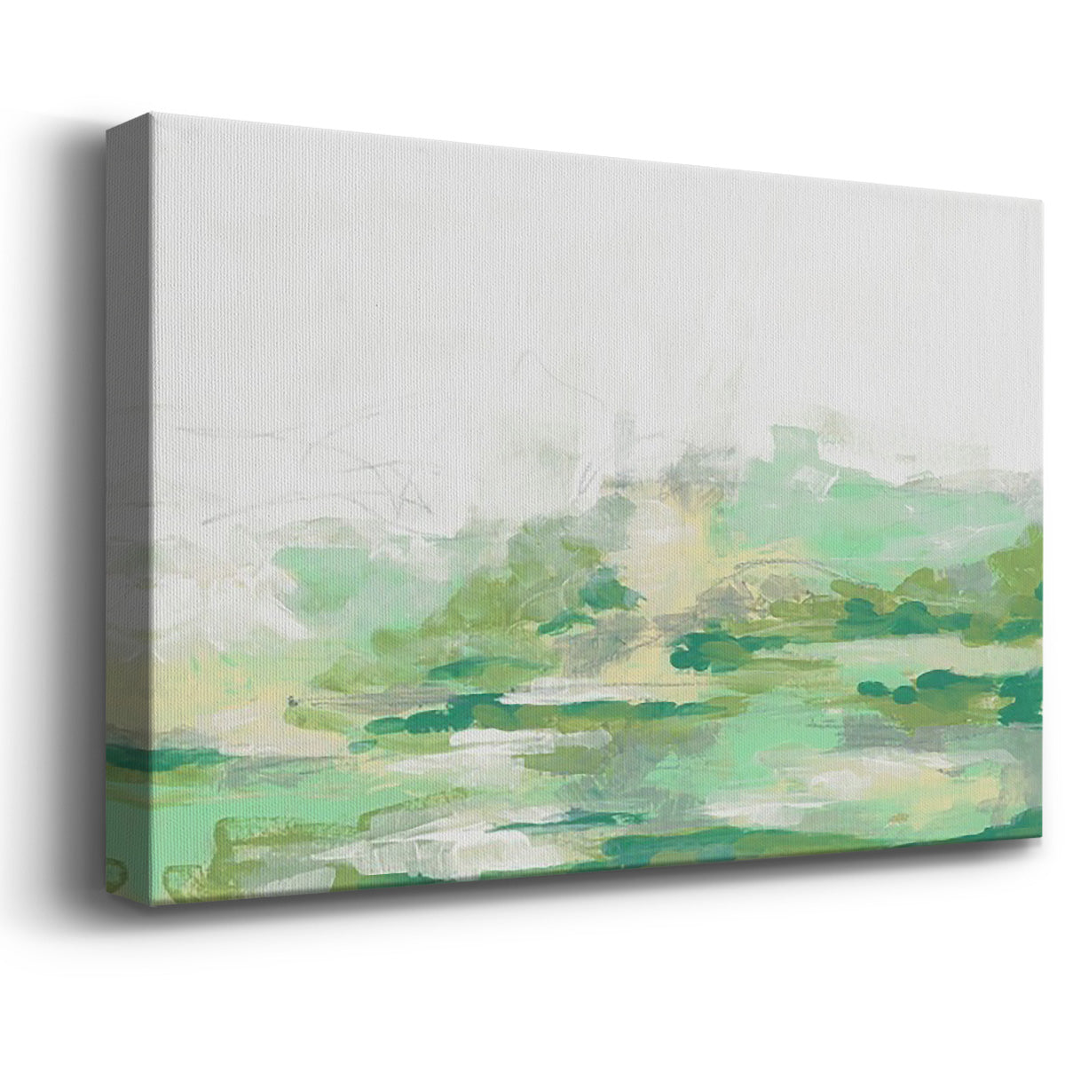 Green Mist Vista II Premium Gallery Wrapped Canvas - Ready to Hang