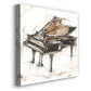 Grand Piano Study - Canvas Art Print