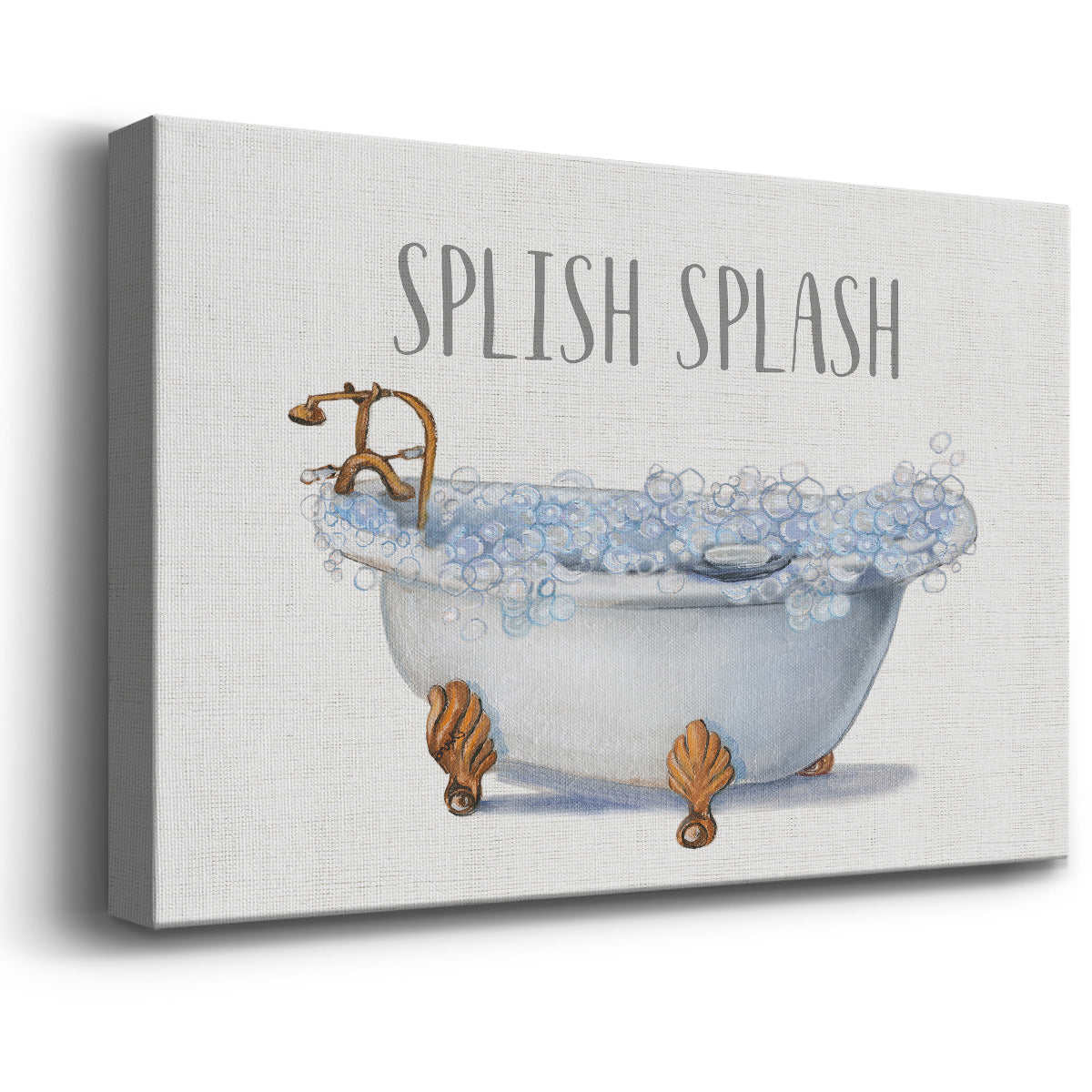 Splish Splash Premium Gallery Wrapped Canvas - Ready to Hang