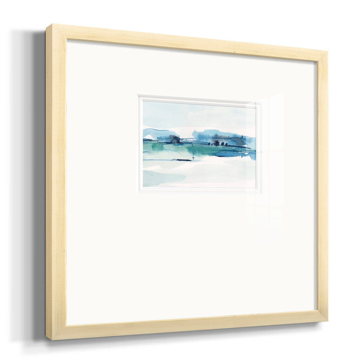 Ultramarine Vista II Premium Framed Print Double Matboard