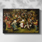The Wedding Dance, c. 1566 - Floater Framed Canvas Print