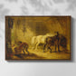 Heath Ewe and Lambs, 1810 - Floater Framed Canvas Print