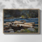 Hudson River, 1892 - Floater Framed Canvas Print