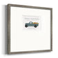 Fresh Sunflowers Truck Premium Framed Print Double Matboard