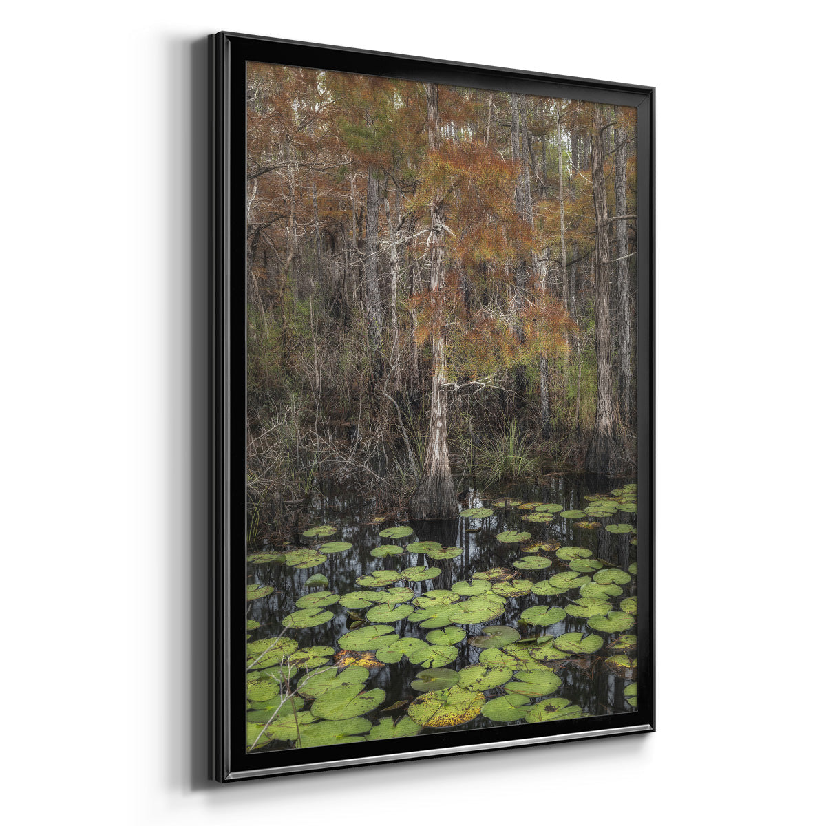 Black Water I - Modern Framed Canvas Print