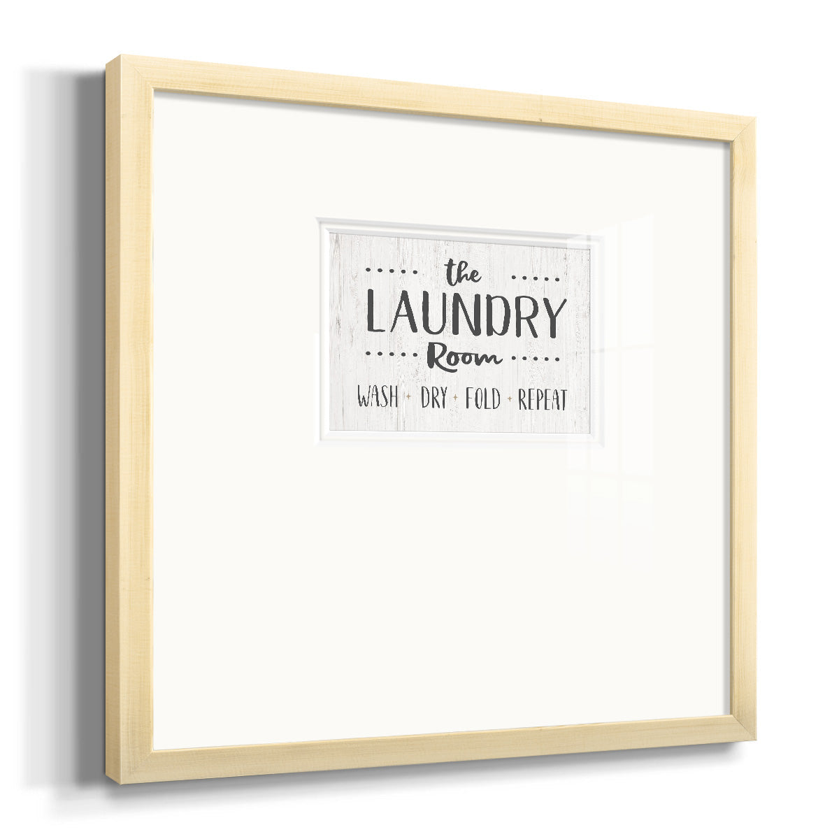 The Laundry Room Premium Framed Print Double Matboard