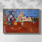 Still Life with a Pewter Jug and Pink Statuette, 1910 - Floater Framed Canvas Print