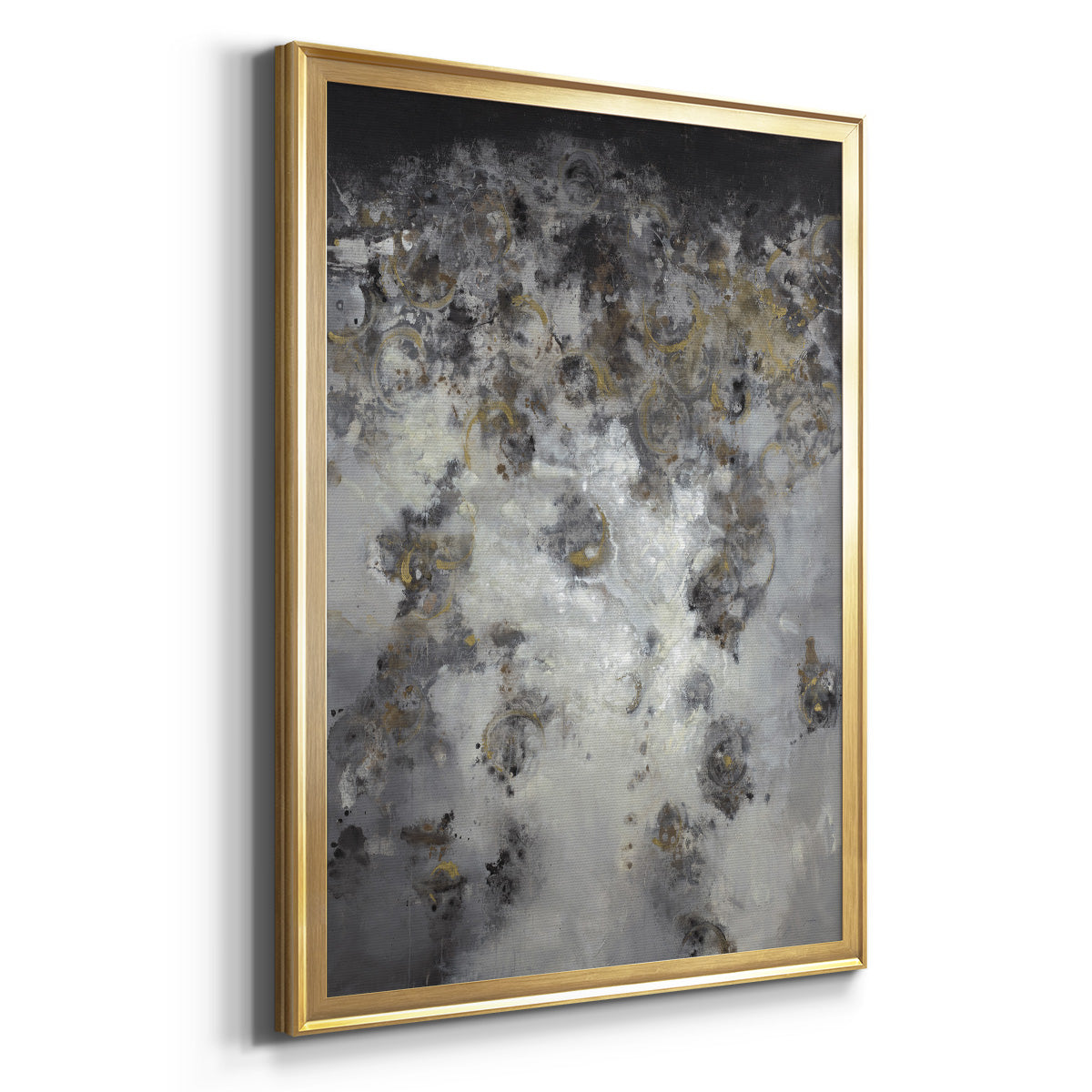 Meteor Showers - Modern Framed Canvas Print