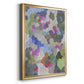 Monaco Hill Garden - Modern Framed Canvas Print