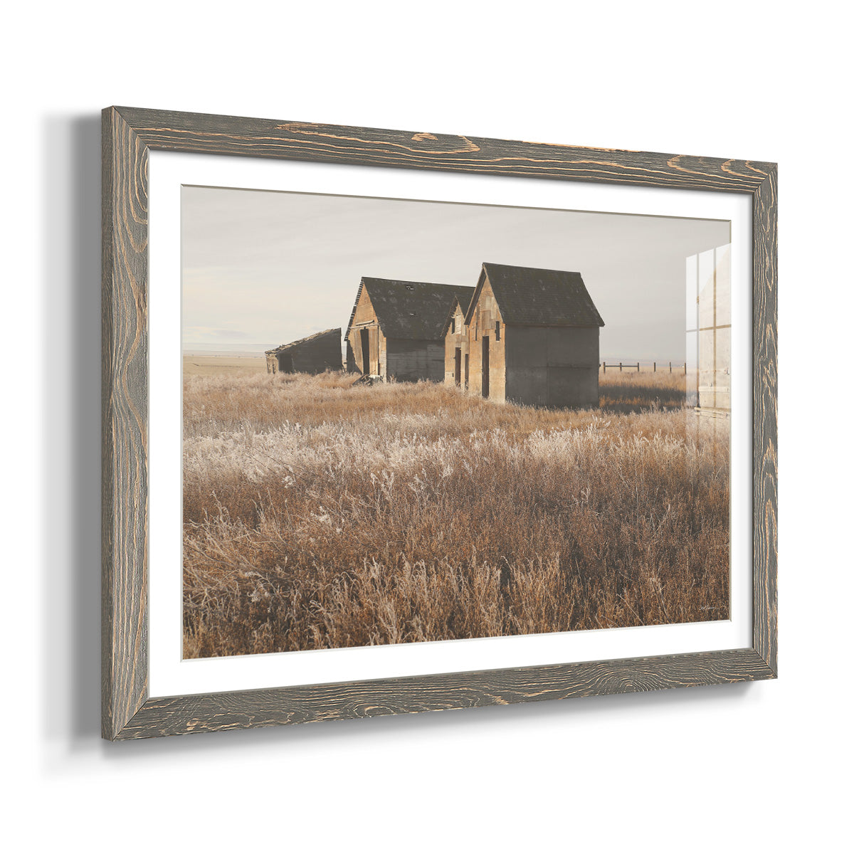 The Old Farm - Barnwood Framed Art Print