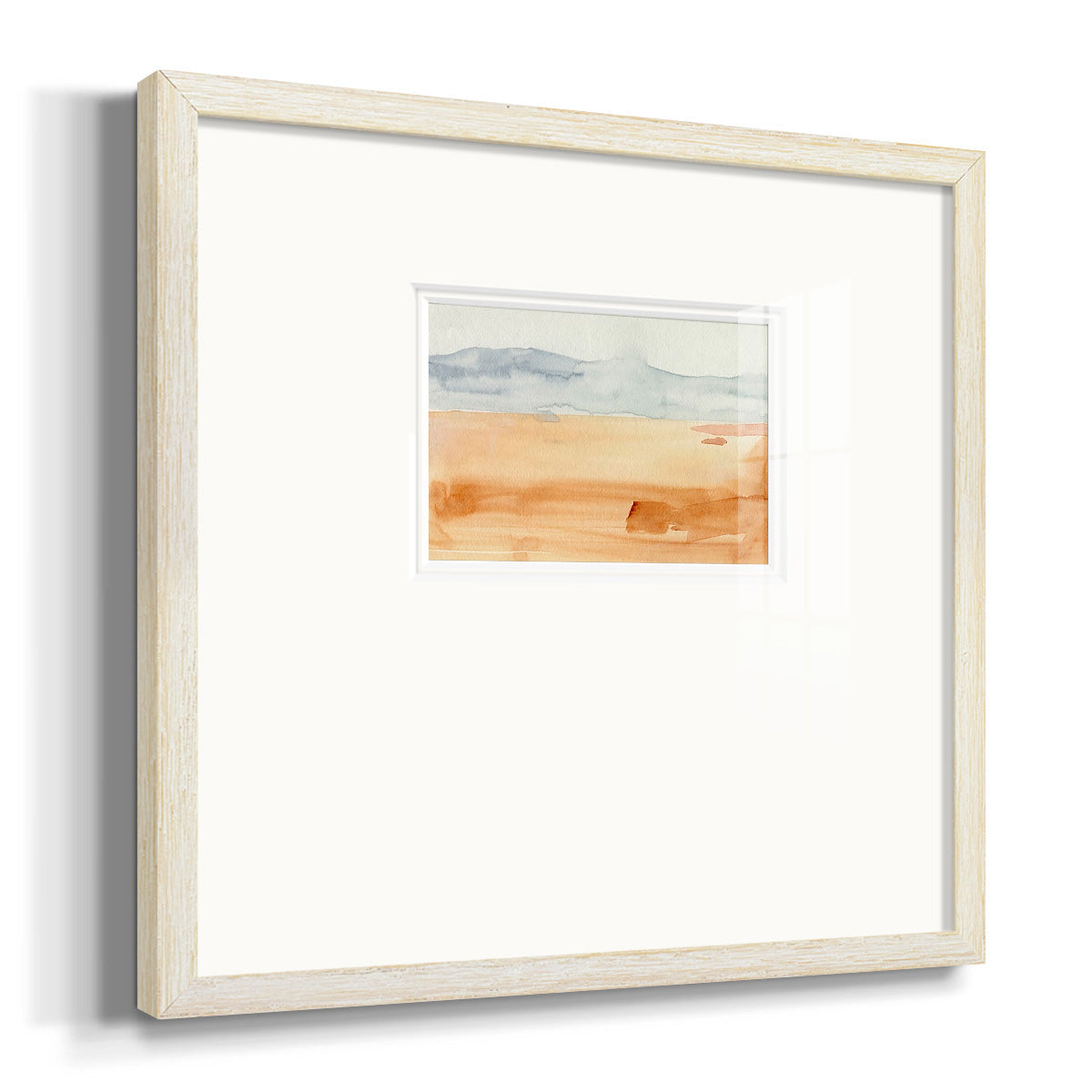 Ash Blue Horizon II Premium Framed Print Double Matboard