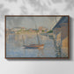 Le Clipper, Asnières, 1887 - Floater Framed Canvas Print