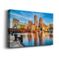 Boston Skyline with Financial District - Canvas Art Print